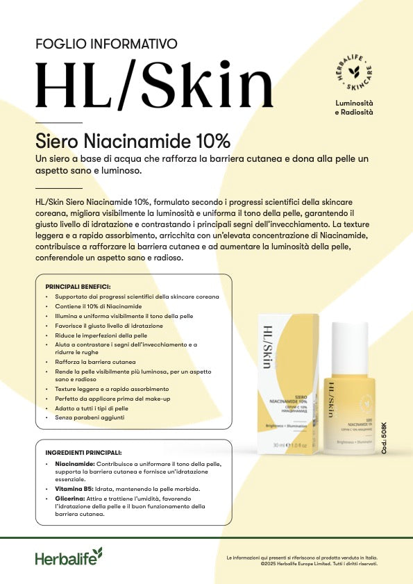 HL/Skin Siero Niacinamide 10%
