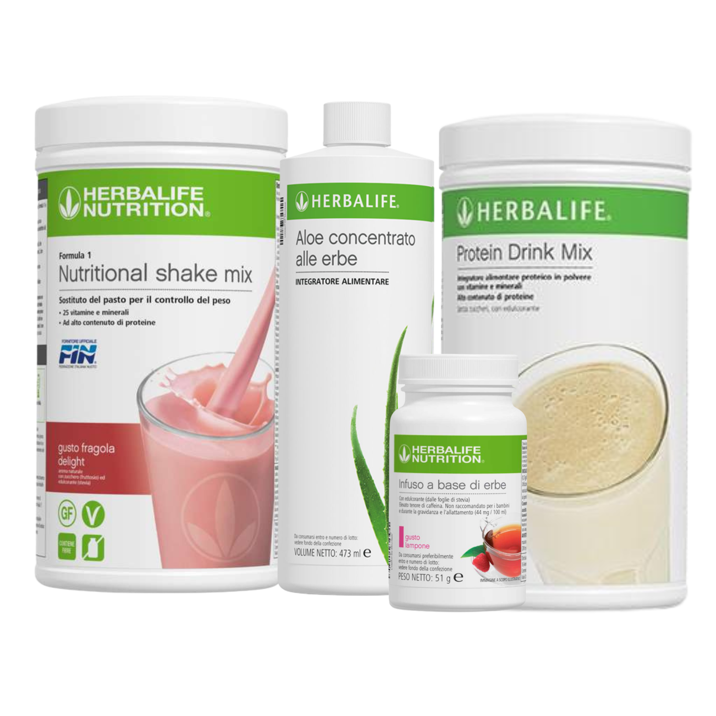 Kit Colazione - Formula 1, Aloe, Infuso & PDM