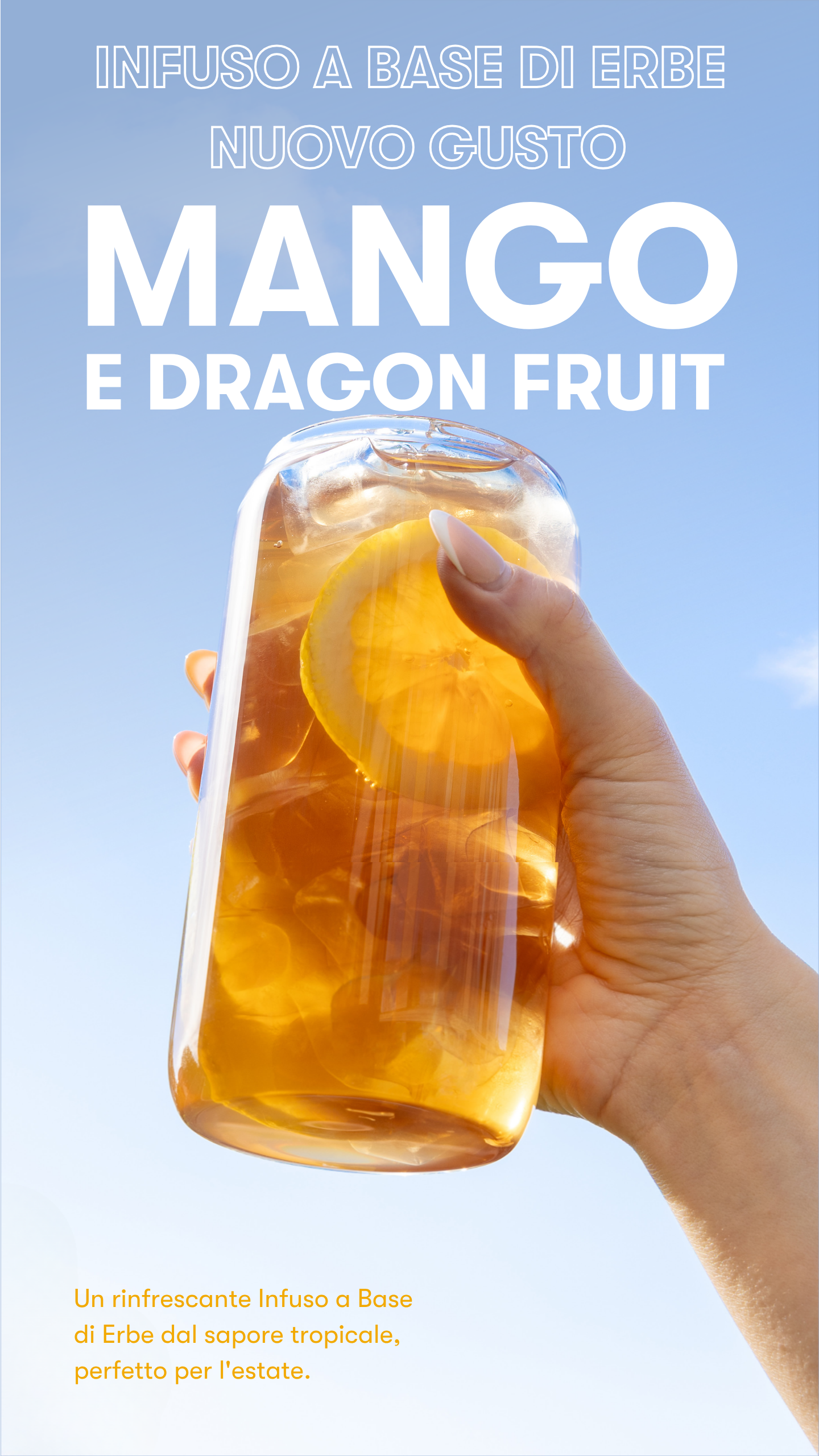 Infuso a base di erbe - Nuova formulazione - Gusto Mango e dragonfruit 102g