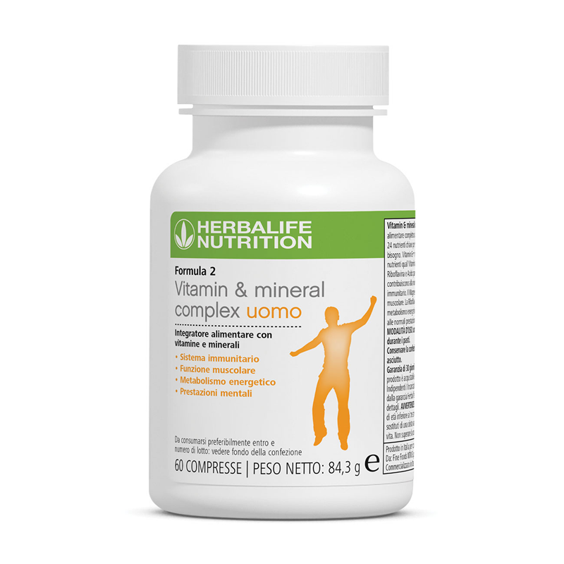 Formula 2 Vitamin & Mineral Complex Uomo